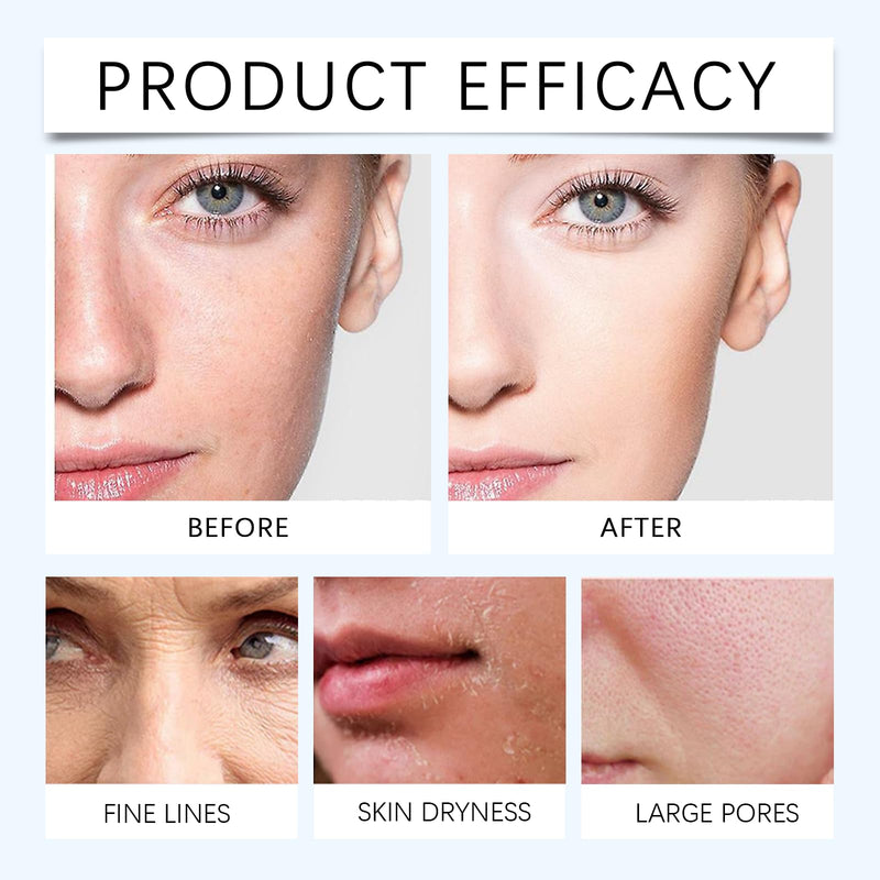 30PCS Ultra Hydrating Serum 3% - Hyaluronic Acid Smoother Face Serum, Enriched Hyaluronic Acid, Collagen, Vitamin E Moisturizing, Plump, Fine Lines, Wrinkles, Repair for All Skin