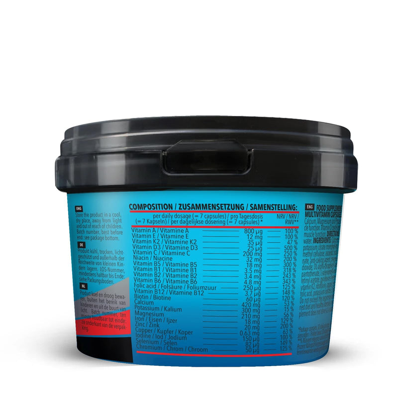 [Australia] - Bodylab24 Bodybuilder Stack 210 capsules, a vitamin and mineral supplement with an extensive micronutrient mix, specially formulated for hard and intensively training athletes 210 pieces (pack of 1) 