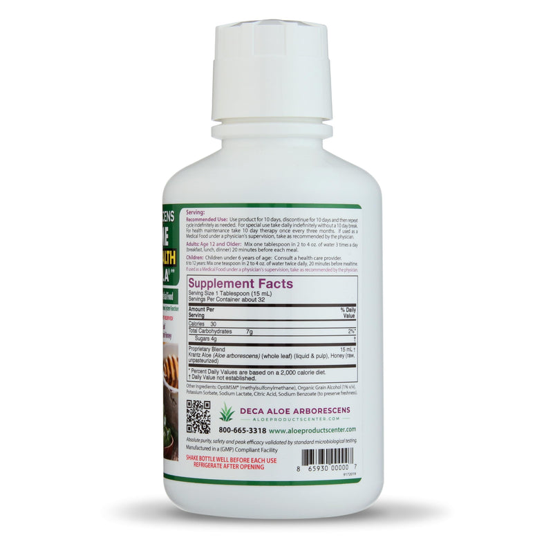 [Australia] - Aloe Arborescens - Supreme Immune Health Formula - for Healthy Immune System Function - Aloe Juice + Honey (16 Ounces) (1) 