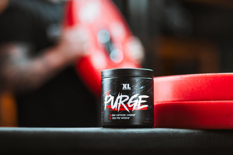 The Purge - Pre Workout 225g Powder Shake - High Caffeine Content - Helps with Energy, Focus and Blood Flow - No Crash - Potent Formula - Quick Absorbing (Green Apple) Green Apple