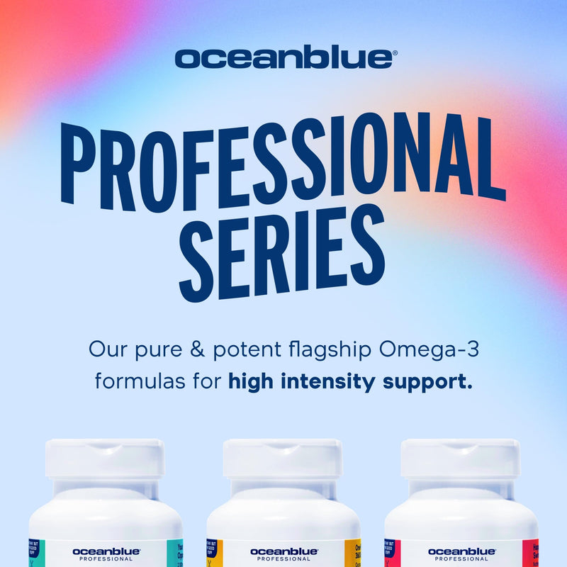 Oceanblue Professional Omega-3 2100 with Vitamin D3 - Triple Strength DPA EPA DHA Omega 3 Supplement - Burpless Wild Caught Fish Oil - Orange Flavor, 120 Count (Pack of 2) 120 Count (Pack of 2)