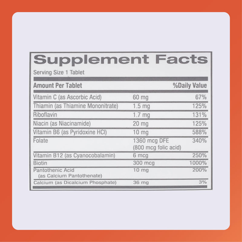 Rugby Nephro-Vite Vitamin B and C Complex Tablets, 100 Count (2-Pack) | Gluten Free Dietary Supplement for Adults with 60 Mg of Vitamin C, and 10 Mg of Vitamin B6 100 Count (Pack of 2)