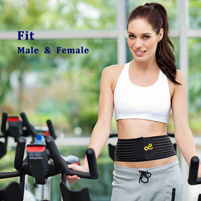 [Australia] - gagaiuco Umbilical Hernia Belt for Men and Women - Abdominal Support Bandage with Compression Pads - Navel, Belly Button, Upper Abdominal and Abdominal Hernia Prevention Aid. L1 