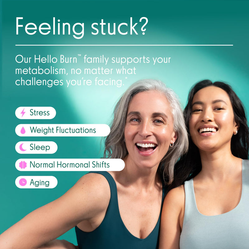 [Australia] - Love Wellness Hello Burn Activate | Support Visceral Fat Burn with HT BPL1 Postbiotic | Supports Healthy Waist Circumference, Longevity and Metabolic Wellness | 30 Count 