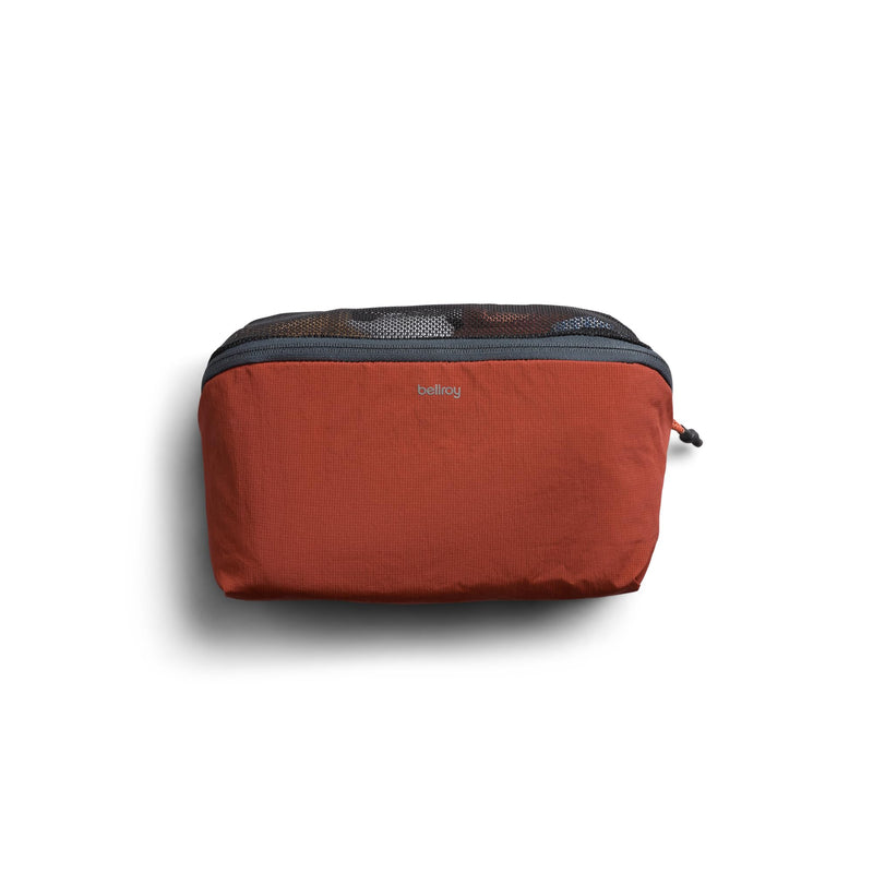Bellroy Packing Cube, 4L Travel Organizer Pouch - Clay | 4L organizer packing cube with an internal zip pocket and a durable, lightweight design
