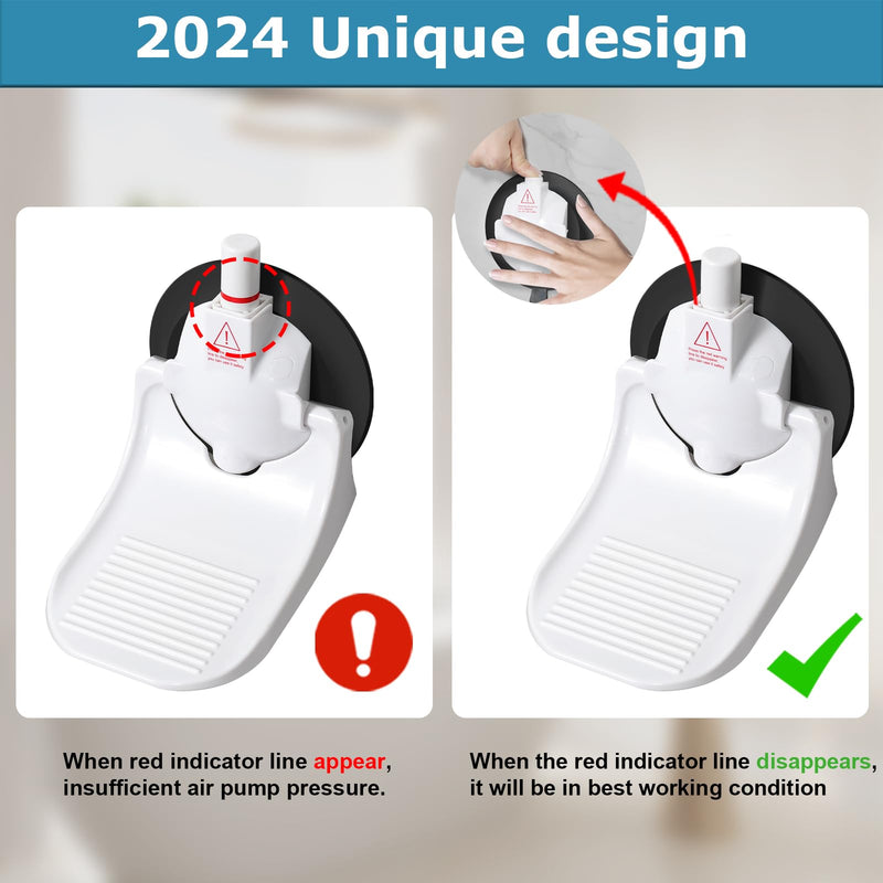 [Australia] - Shower Foot Rest for Shaving Legs with No Drilling Suction Cup, Shower Step for Shaving Legs, Reusable Bathroom Pedal, Pedicure Foot Rest, Shower Shaving Leg Assist, Load Capacity 288 Pounds, White 