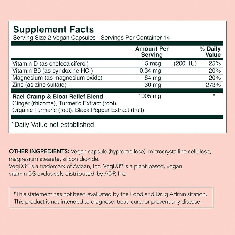Rael Supplement for Women Bundle - Probiotics, Digestive Enzymes, Urinary Tract Health (30 Day Supply) & PMS Supplement (28 Capsules)