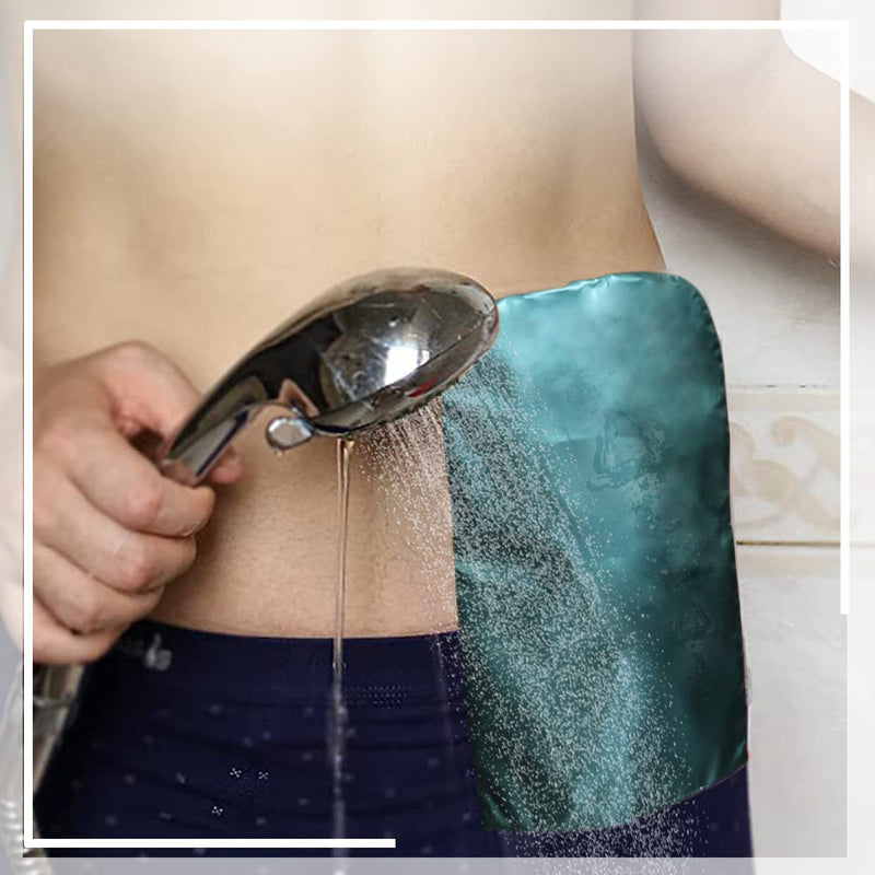 2 Pcs Ostomy Bag Covers Ostomy Shower Cover Waterproof Reusable Ostomy Pouch Covers for Men Women Colostomy Ileostomy Showering Protector