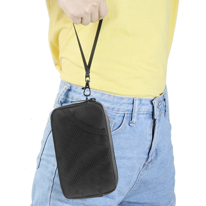 [Australia] - FIREDOG Odor Proof Bags, Smell Proof Pouch Carbon Lined Travel Stash Storage Smellproof Bags (Black, 6.5"x4") Black 
