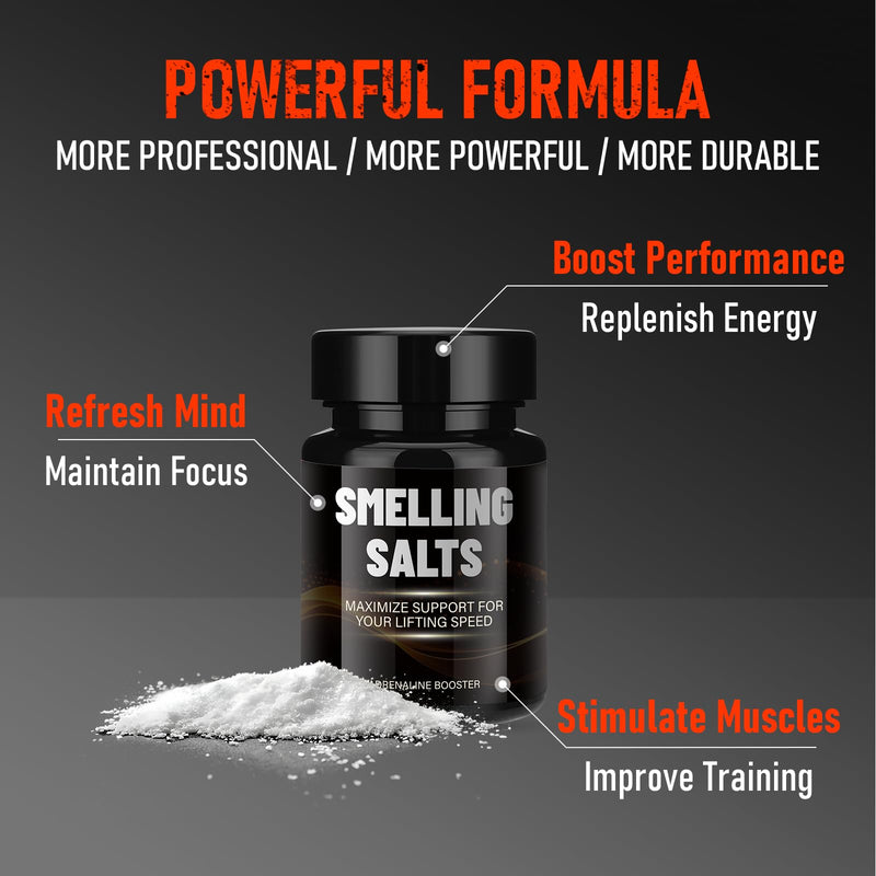 [Australia] - Powerful Salts Boosts Energy, Potent Salts Wake Up for AthletesÔºåActivate Before Smelling,Suitable for Athletes Powerlifting, Hockey, Fitness, Football, Provide Energy-5851 Black 