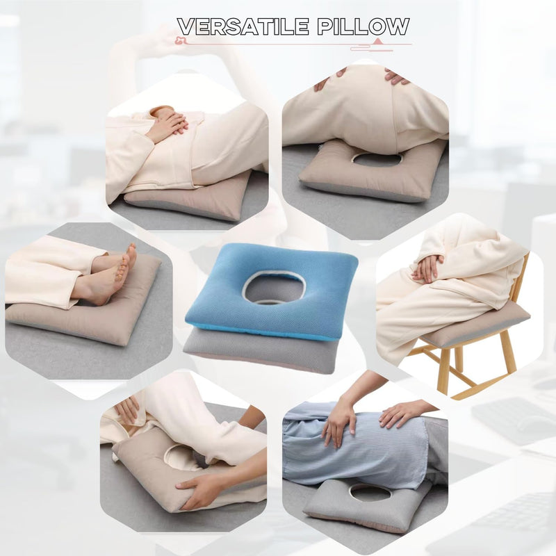 [Australia] - Pressure Ulcer Cushion,Bed Sore Cushions,Donut Pillow for Bed sores,Soft,Breathable and Pressure Relief Sciatica Pillow Anti-Decubitus Pad for Seniors,Pregnant and Post-Surgery Brown Small 
