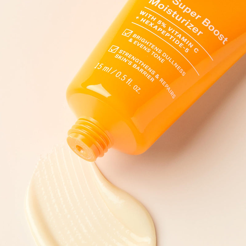 Paula's Choice C5 Super Boost Face Moisturizer with 5% Vitamin C | Daily Face Lotion with Squalane for Discoloration, Uneven Tone, Fine Lines & Breakout-Prone Skin, Fragrance-Free Travel Size - 0.5 Fl Oz