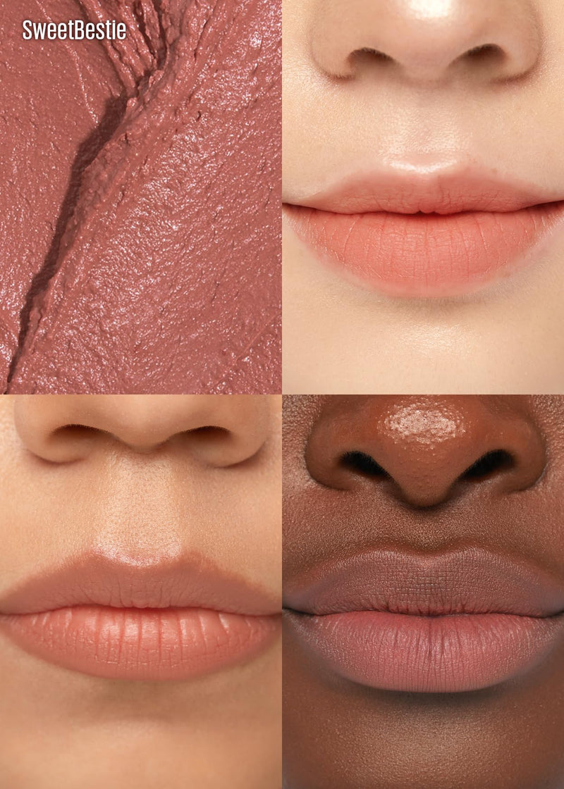 Kaja Love Blur Lip Balm - 02 Sweet Bestie | Soft & Comfort Semi-Matte Blurring Daily Color | Shea Butter, Avocado Oil, Citrus Unshiu Peel Extract, Vitamin E Infused, Cute Stuff, 4g/0.14oz.