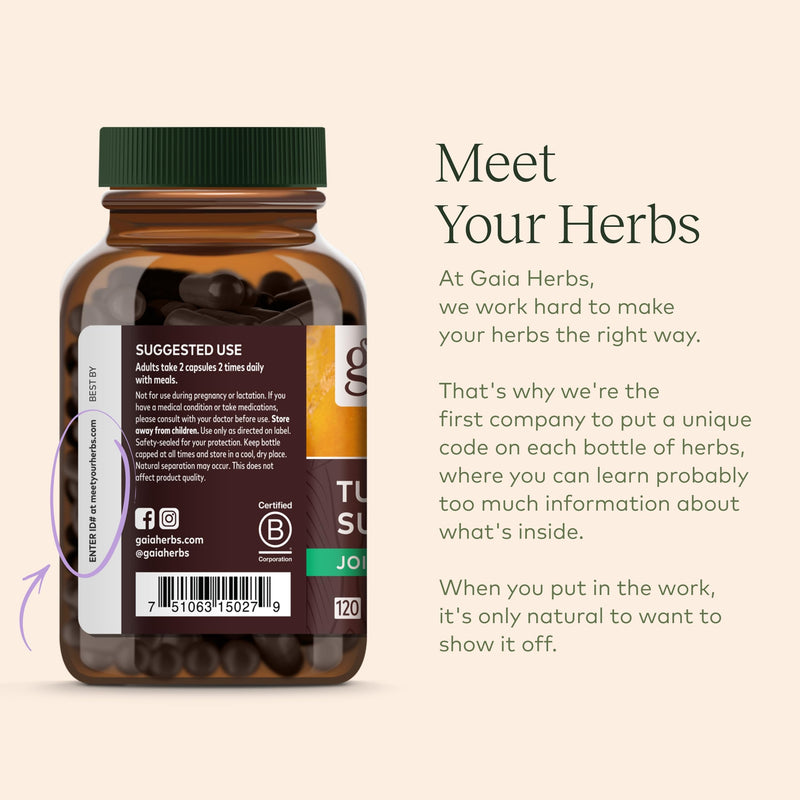 [Australia] - Gaia Herbs Ginger Supreme - Supports Healthy Digestion and Relieves Occasional Nausea - with Organic Ginger Root and Turmeric Root - 60 Vegan Liquid Phyto-Capsules (60-Day Supply) Standard Packaging 