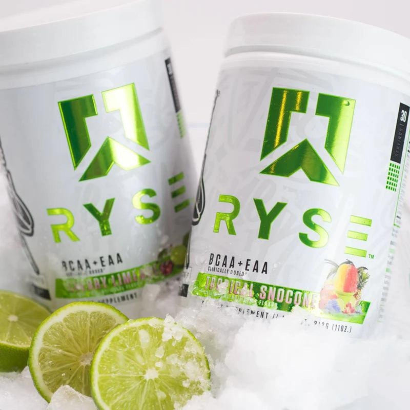 [Australia] - RYSE Up Supplements Core Series BCAA+EAA | Recover, Hydrate, and Build | with 5g Branched Chain Aminos and 3g Essential Aminos | 30 Servings (Strawberry Pineapple) Strawberry Pineapple 