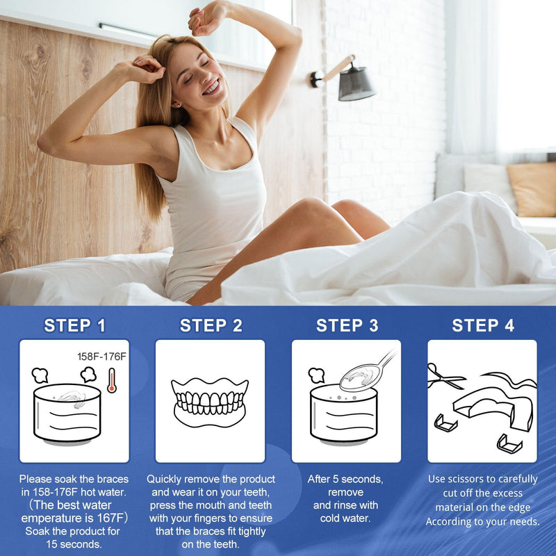 [Australia] - Anti Grinding Mouth Guard for Clenching Teeth at Night, Teeth Grinding Mouthguards for Sleeping, Mouth Guard for Grinding Teeth at Night, Night Guards for Teeth Grinding for Adults 