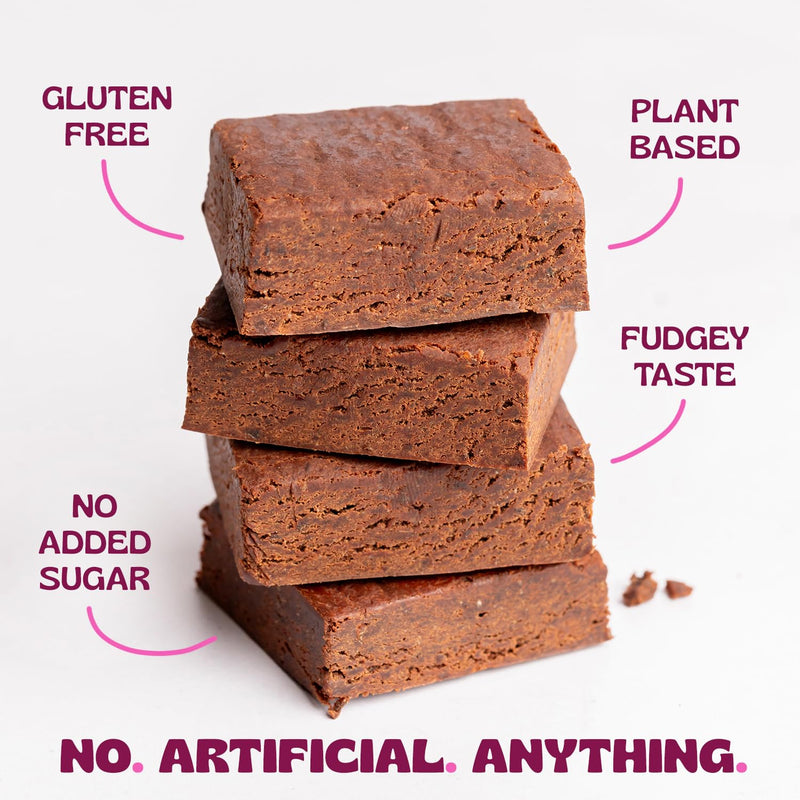 [Australia] - Elavi Protein Brownie, 11g Protein, Non-Dairy, Vegan & Gluten Free, Delicious Guilt-Free Snack | No Artificial Flavors, No Added Sugar, No Sugar Alcohols, High in Fiber (Chocolate Fudge) 