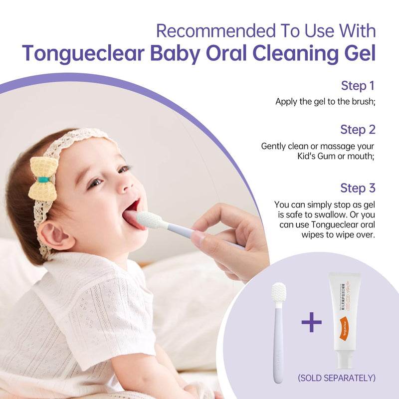[Australia] - Kids Tongue Scraper, Tongue Cleaner for Infant & Newborn, Baby Oral Cleaner Newborn, Toddler Toothbrush for Tooth Mouth Gum Clean, Infant Toothbrush Oral Cleaning Stick… Air 