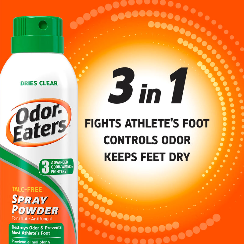 Odor-Eaters Foot Spray Powder 4 Oz (Packaging May Vary) 4 Ounce (Pack of 1)