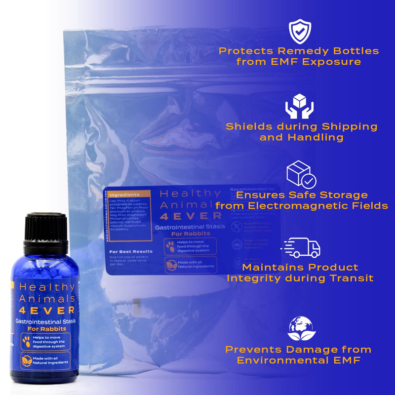 Healthy Animals 4Ever All-Natural Rabbit Gastrointestinal Stasis Treatment | Effective Homeopathic Support for GI Stasis - Promotes Healthy Digestion Rabbit Digestive Health Tablets | 300 Count - PawsPlanet Australia