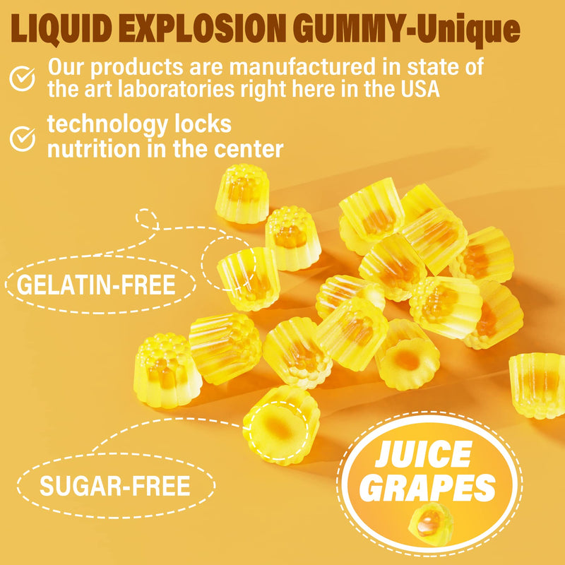 [Australia] - Ginger Chews Supplement Gummies for Nausea, Stomach Relief - Sugar Free with Turmeric & Odorless Garlic, Quercetin, Vitamin D3 C, Ultra Absorption for Digestive Support Occasional Bloating & Gas,1Pack 