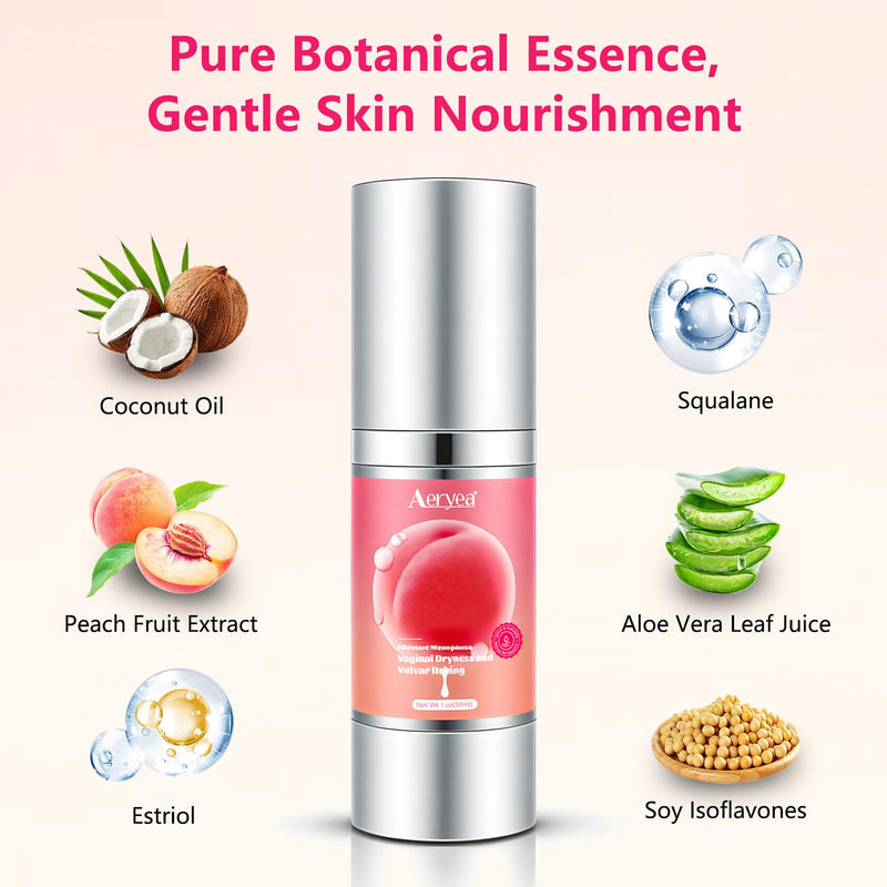 [Australia] - Natural Bioidentical Estriol Cream for Women's, Support Menopausal Hormone Balance for Relief Perimenopause Vaginal Dryness & Vulva Itch 1 fl. oz(2 Month Supply) 1 Fl Oz (Pack of 1) 
