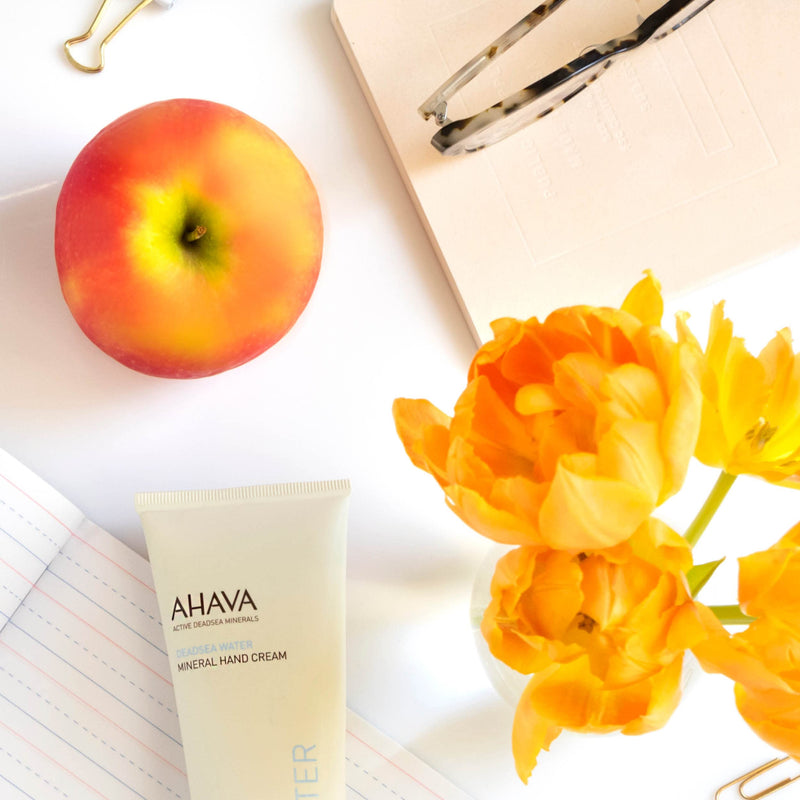 [Australia] - AHAVA Dead Sea Water Mineral Hand Cream - Hand Moisturizer For Dry Cracked Hands, Light & Fast Absorbing, Enriched with Exclusive blend Osmoter, Smoothing Witch Hazel & Soothing Allantoin Original 3.4 Fl Oz (Pack of 1) 