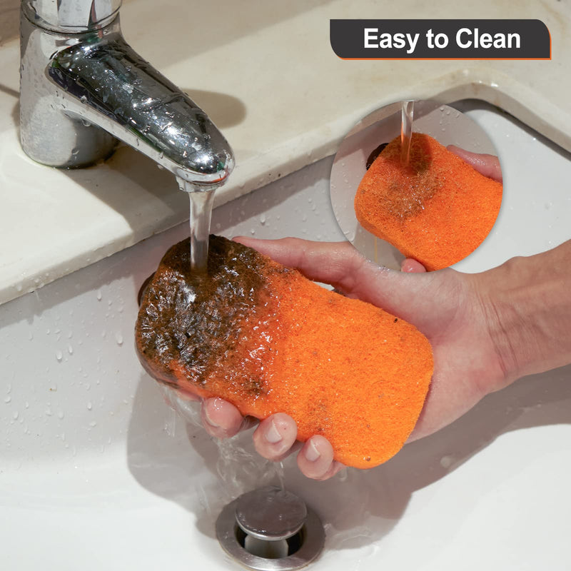[Australia] - SHINESTAR 11-Piece Griddle Scouring Pad for Blackstone, Flat Top Grill Cleaner - 10 Grill Scrubber Pads and 1 Handle Scrubber Pad 