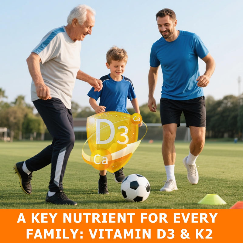 Vitamin D3 K2 Supplement Softgel, D3 K2 Vitamin 10000 IU Supports Immune, Heart, Teeth & Bone Health, Easy to Swallow & Non-GMO, 120 Softgels Orange | 1 Bag | 120-day Supply