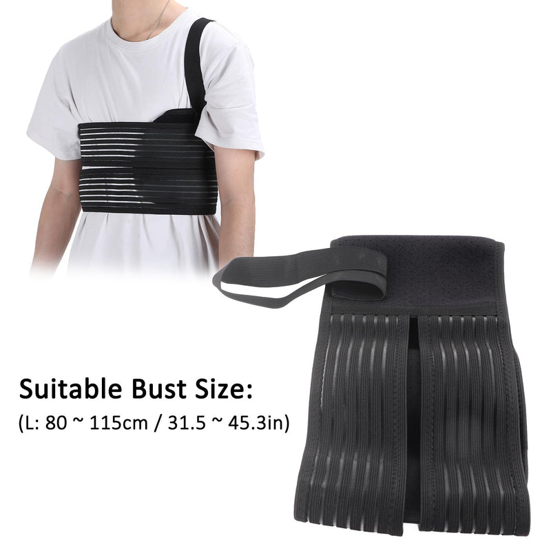 [Australia] - Watris Veiyi Broken Rib Bandage, Elastic Rib Belt, Breathable Rib Chest Bandage, Adjustable Chest Wrap Belts 