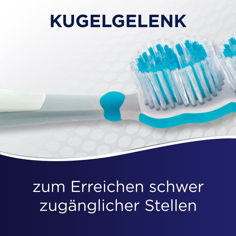 [Australia] - Dr.BEST Polimed toothbrush, medium (1 piece), for up to 49% better cleaning performance* in hard-to-reach areas 