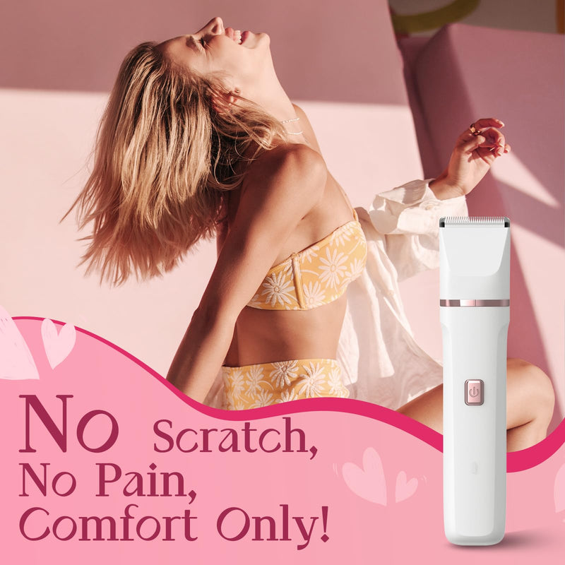 [Australia] - Pubic Hair Trimmer for Women White 