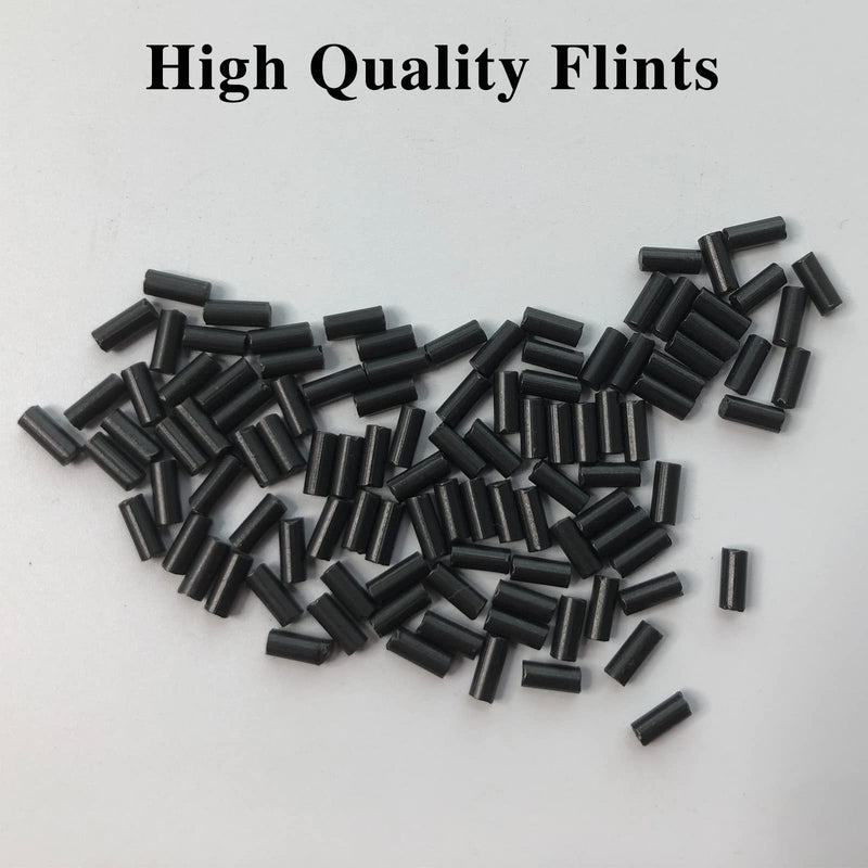 [Australia] - zippo Repair kit zippo Cotton. 100 Pices Flint Stone Ferrocerium Rod for Kerosene Petrol Lighter, 8 Pices Cotton Replacement, 40 Inches Oil Lighter Wick Flint+Wick+Cotton 