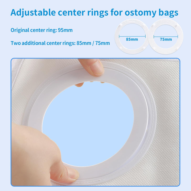 [Australia] - Adjustable Ostomy Support Belt for Men & Women, Breathable Abdominal Binder with Multiple Hole Sizes, Elastic Ostomy Bag Stabilizer, Post-Surgery Comfort Girdle, All-Season Fit (X-Large) X-Large 