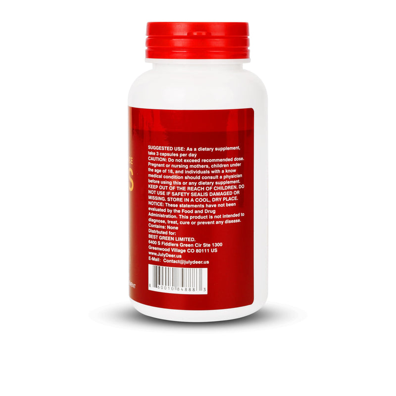 JulyDeer Fruits Supplement Balance of Natural – 90 Total Vegetarian Caps | 16 Whole Fruits Blend | Fresh Superfood Formula with Vitamins and Minerals for Daily Energy Replenishment, Boosting Vitality Fruit