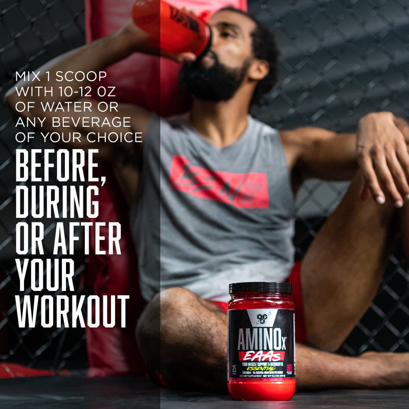 [Australia] - BSN Amino X EAAs, Muscle Recovery & Endurance, 10g Essential Amino Acids, 5g BCAAs, Zero Sugar, Caffeine Free, Watermelon Splash, 13.2oz, 25 Servings 25 Servings (Pack of 1) 