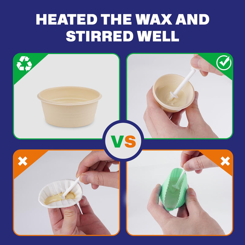 [Australia] - Super Nose & Ear Waxing Kit |100g Wax, 30 Applicators | Ear & Nose Hair Removal for Men & Women | No Microwave Needed | Includes Balm Wipes, Mustache Guards | Pain-Free Hair Remover, Long-Lasting Super Nose Waxing Kit 
