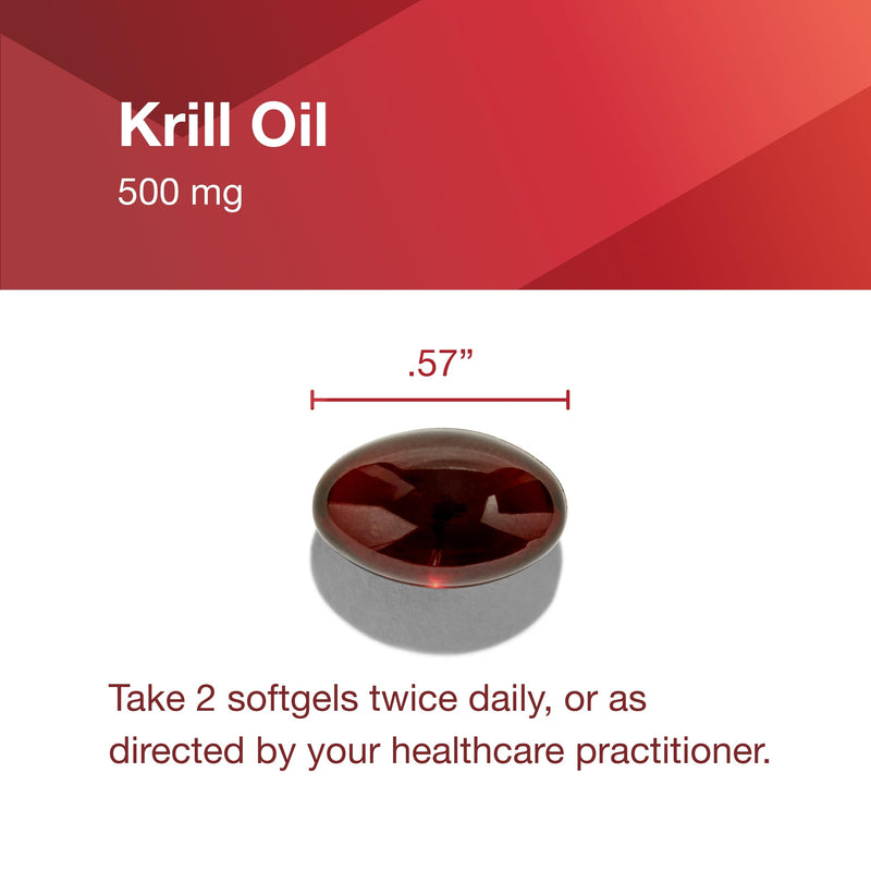 [Australia] - Protocol Krill Oil 500mg - Krill Oil Supplement - DHA & EPA - with Astaxanthin - Supports Heart, Brain, Joints* - Non-GMO & Halal - 60 Softgels 