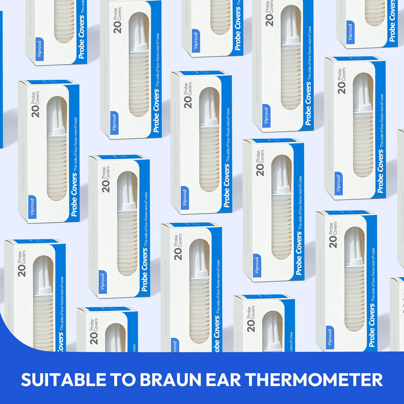 [Australia] - 120X Ear Thermometer Probe Covers, for All Braun Thermometer Ear Covers, Lens Filters, Refill Caps, 0% BPA Disposable Covers 120 