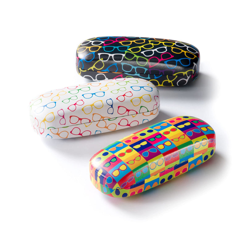 [Australia] - FEFI - Hardcase glasses case with matching microfiber cloth white 