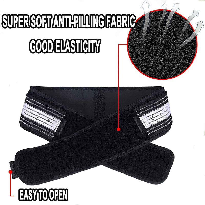 Pelvic Support Belt, Sacroiliac Si Joint Hip Belt Adjustable Hip Belts Braces Support Belts for Women Men for Lower Back Pain Hips Pain Relief Sciatica Pelvis Lumbar Pains (Long) Long