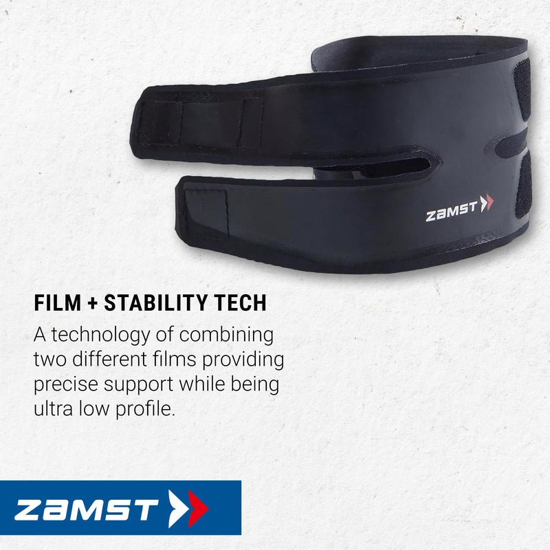 [Australia] - Zamst Filmista Wrist Band Unisex Adult Wrist Guard, Black, Size: M (Manufacturer's Size: M) Medium 