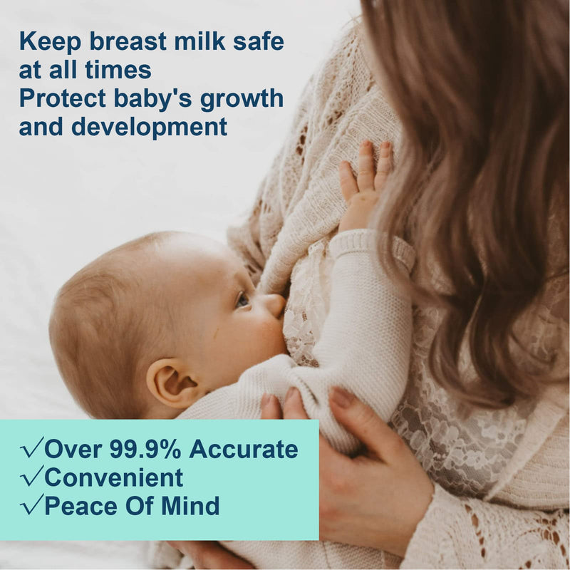 [Australia] - Breastmilk alcohol test strips, breastmilk alcohol test strips, pack of 25 breastmilk alcohol test strips, quick, accurate detection, breastmilk alcohol test strips for breastfeeding mothers 
