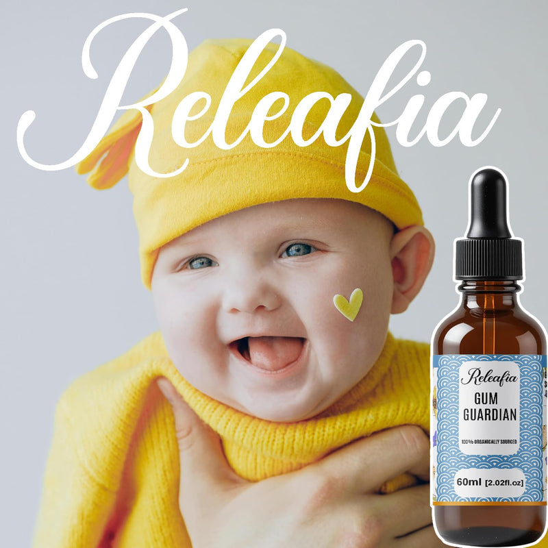 [Australia] - Gum Guardian, Teething Relief for Babies & Toddlers, Ease Teething & Calms Baby, Organic Herbal Formula, Essential Oil Free, Alcohol-Free & Sugar-Free (2 oz, 600 Doses) 