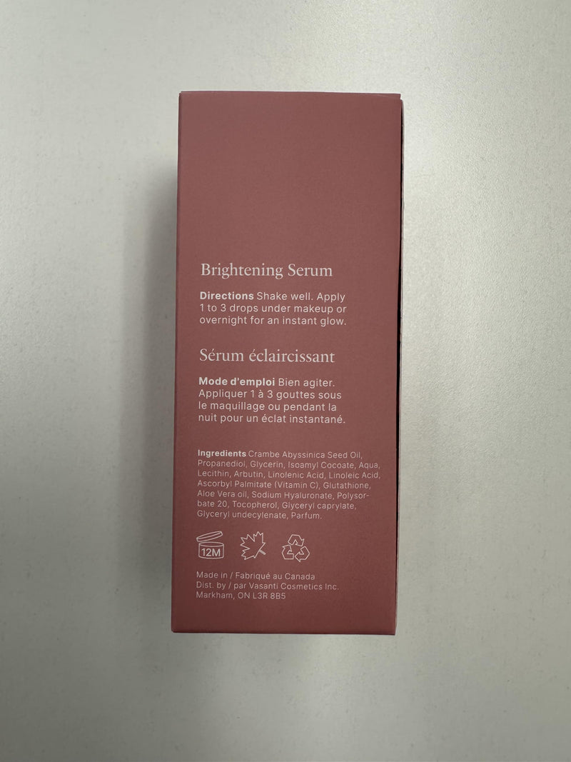 VASANTI Glow Boosting Brightening Serum – Vitamin C Face Serum with Arbutin, Bearberry & Antioxidants for Radiant Complexion, Even Skin Tone, Dark Spot Reduction & Hydrated, Glowing Skin – 30mL