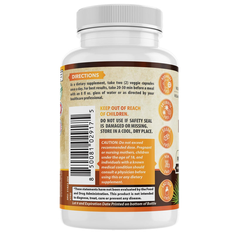 Advanced Prostate Complex | Prostate Support for Mens Health, Urinary Health | Saw Palmetto, Pygeum Powder, Vitamin E & B6 | Gluten Free, Vegan Friendly, Sugar Free | 60 Capsules | Made in the USA.