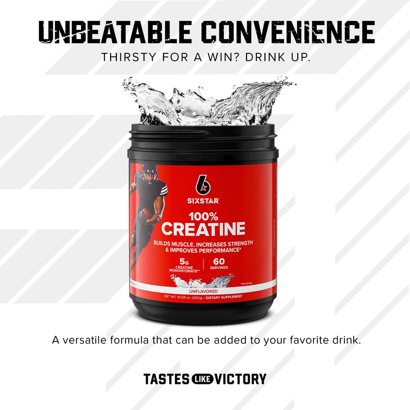 [Australia] - Six Star Elite 100% Creatine Monohydrate Powder | Unflavored (60 Servings) Nutritional Supplement 