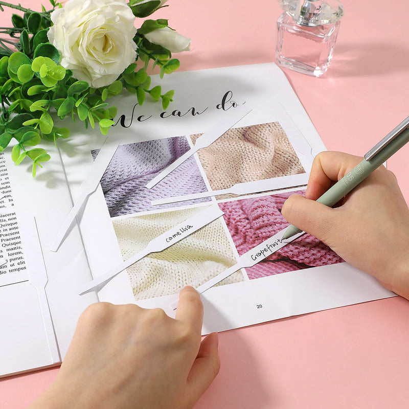 [Australia] - 200 PCS Perfume Test Strips Paper Disposable White Perfume Paper Strips, Perfume Tester Strips Essential Oils Test Card Blotter Paper for Perfume Fragrances Scents Testing 200 Pcs 