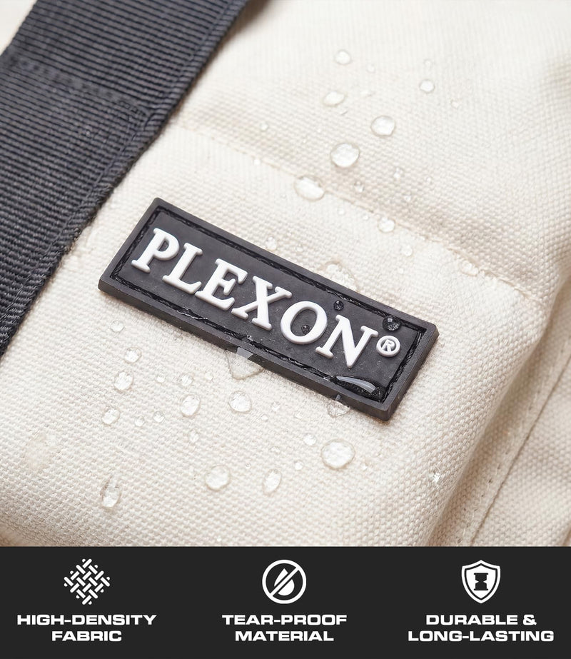 Plexon 3 in 1 Duffle Backpack for Travel Gym Sports Workout, 21" Water-resistant Carry On Duffel Bag, Lightweight Tear-Resistant Weekender for Men Women White
