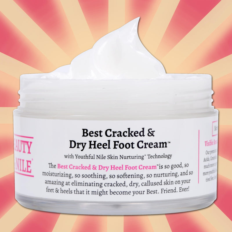 [Australia] - Best Cracked & Dry Heel Foot Cream™ Urea Ceramides Heels Feet Knees Elbows Hands Dead Skin Cuticle Callus Remover Nail Softener Keratolytic Repair Mango Cocoa Shea 5oz 